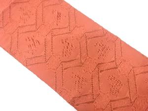 綴れ　有栖川文様織り出し　名古屋帯